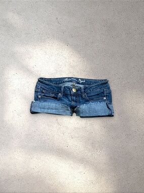 American Eagle Ultra Low Rise Micro Denim Shorts